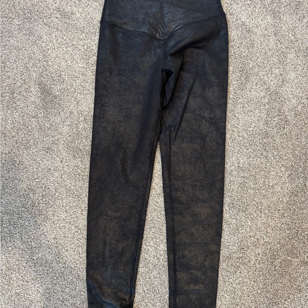 Aerie Offline Black High-Waisted Speckled Leggings